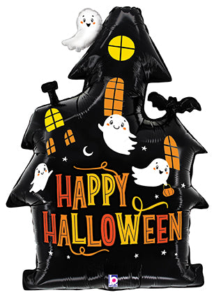 32" Haunted House Foil Balloon