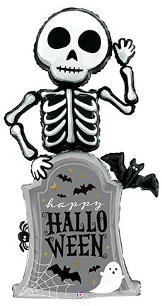 67" Special Delivery Skeleton (All Helium filled) Foil Balloon