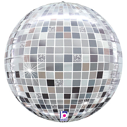 15" Disco Ball Globe Foil Balloon