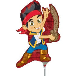 14" Airfill Only Jake & The Never Land Pirates Post Ballooon Balloon