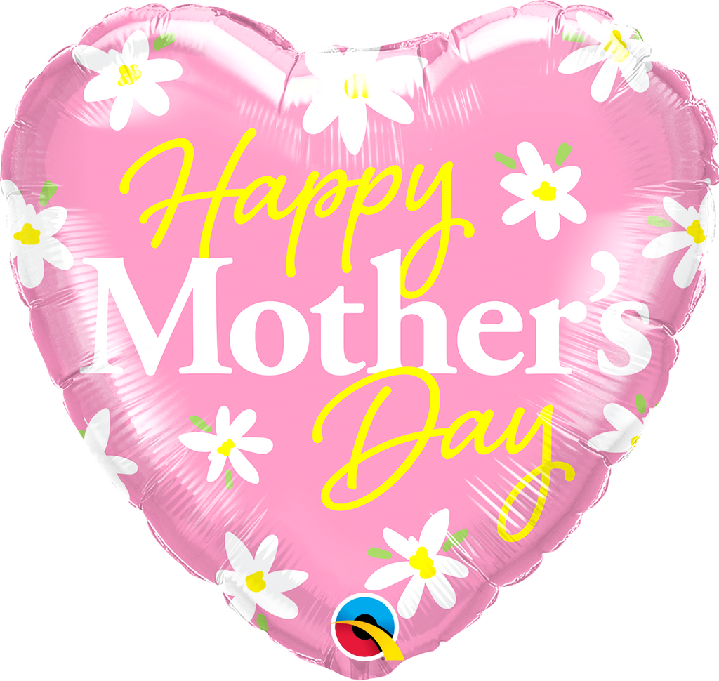 18" Mother's Day Contempo Daisies Foil Balloon
