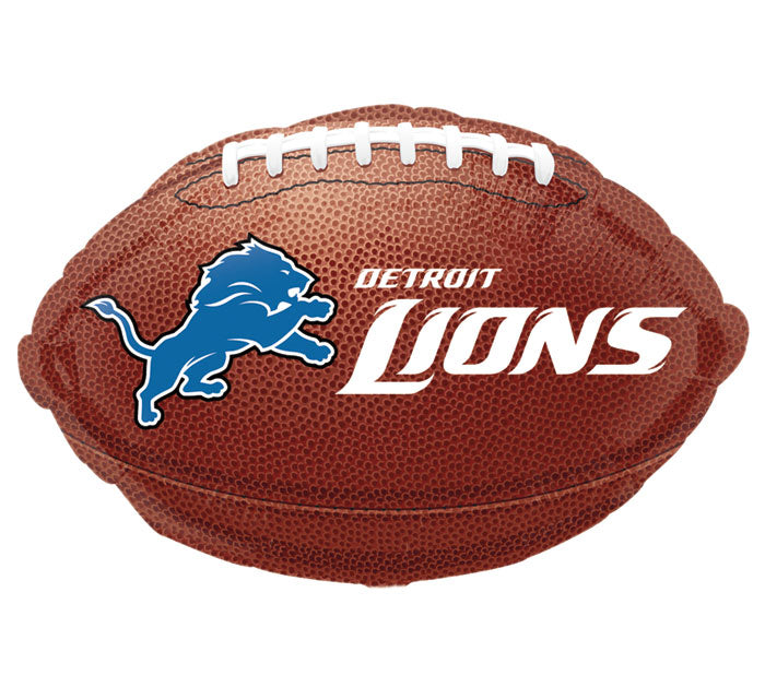 Junior Shape Detroit Lions NFL Football Balloon