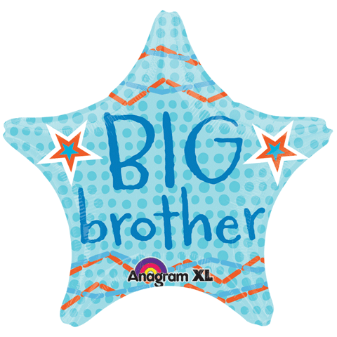 18" Big Brother Star Mylar Balloon