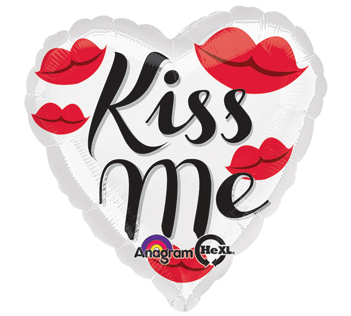 18" Kiss Me Lips Balloon