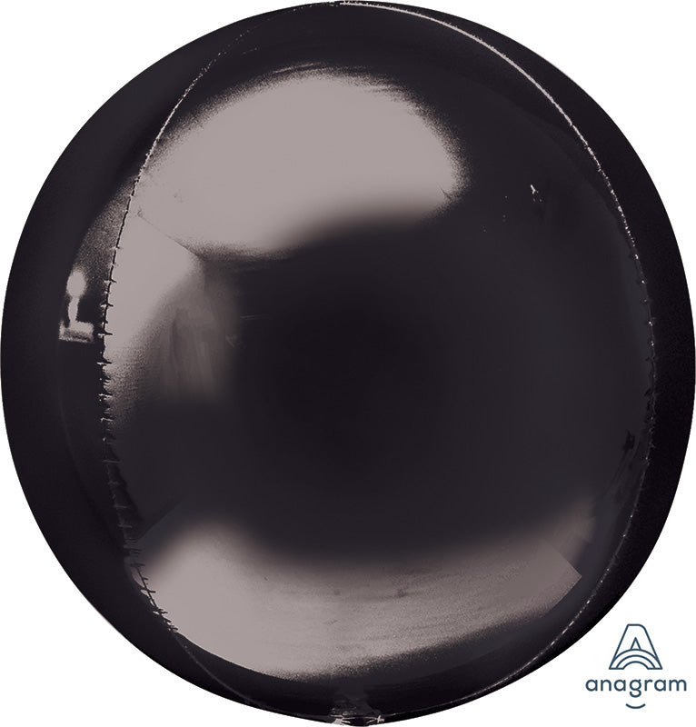 16" Orbz XL Orbz Black Foil Balloon