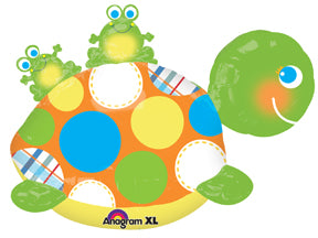 29" Turtle & Frogs UltraShape Balloon