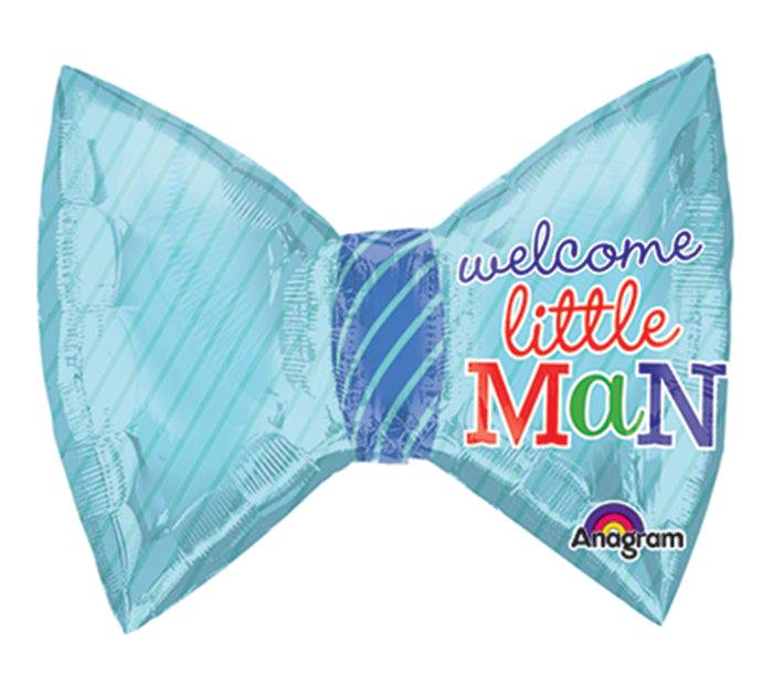 12" Airfill Only Mini Shape Little Prince Bow Tie Balloon