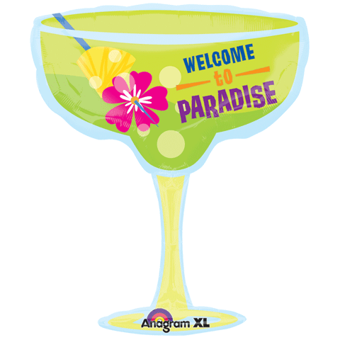 28" SuperShape Welcome to Paradise Balloon