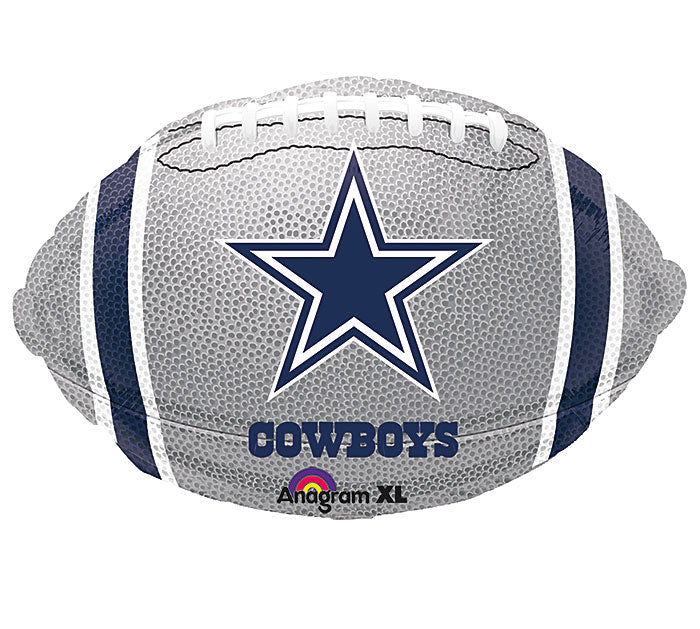 Junior Shape Dallas Cowboys NFL Football Team Colors Balloon