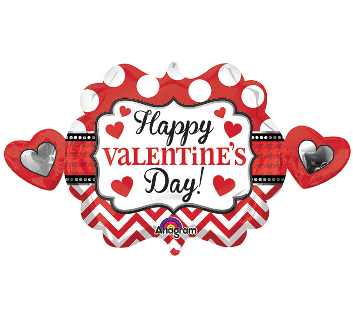 39" Happy Valentines Day Heart Marquee Balloon