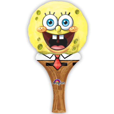 12" Inflate-a-Fun Balloon SpongeBob Balloon Packaged