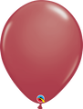 5" Qualatex Latex Balloons Cranberry (100 Per Bag)