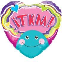 18" Tkm Teeenage Hearts Foil Balloon (Spanish)