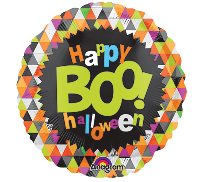 9" Airfill Only Boo Halloween Balloon