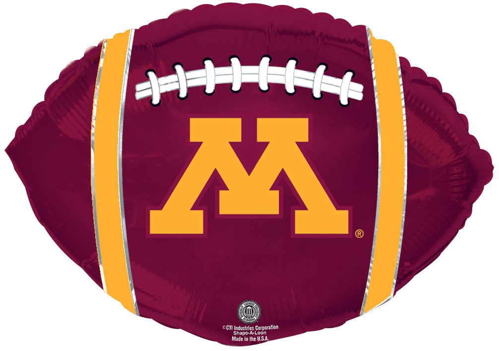 21" University Of Minnesota Collegiate Football Balloon