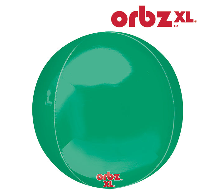 16" Orbz Obrz Green Balloon