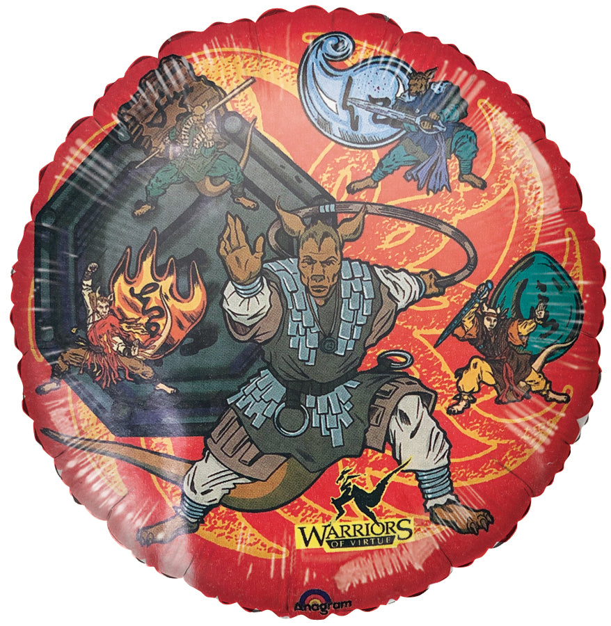 18" Warriors of Virtue Foil Balloon