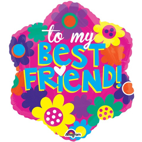 18" Junior Shape My Best Friend Balloon