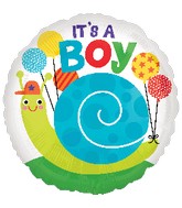 18" It's a Boy Snail Balloon