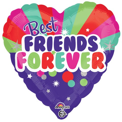 18" Best Friends Forever Balloon Packaged