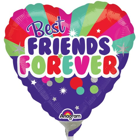 9" Airfill Only Best Friends Forever Balloon