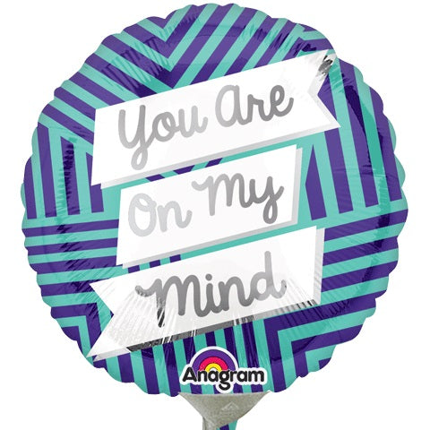 9" Airfill Only You are On My Mind Balloon