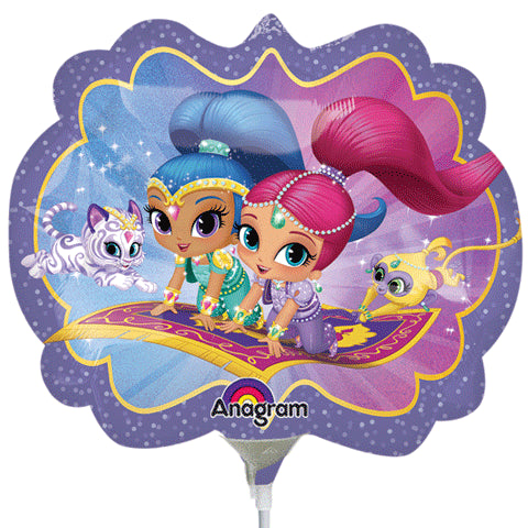 13" Airfill Only Shimmer and Shine Balloon