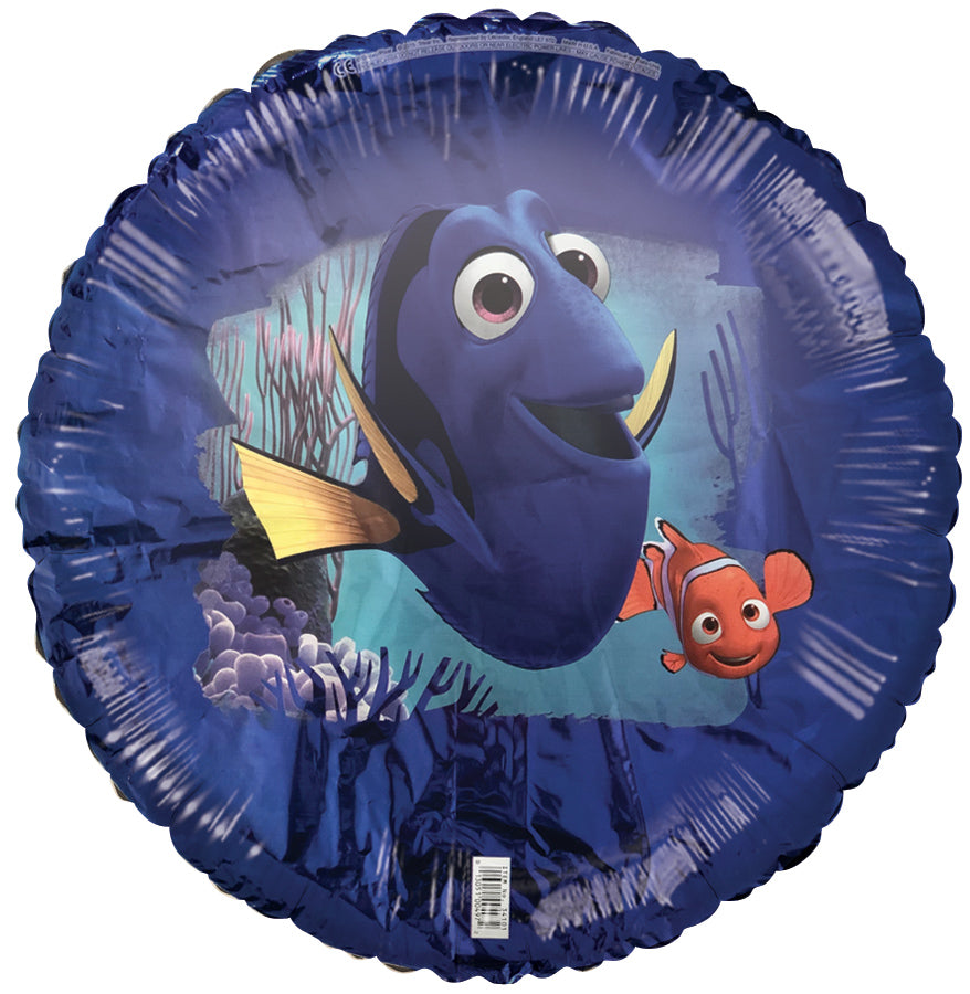 18" Single Sided Finding Dory Foil Balloon