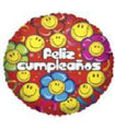 36" Feliz Cumpleanos Caritas Balloon (Spanish)