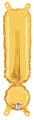 14" Airfill Only Megaloon Jr. Foil Balloon Exclamation Point ( ! ) Gold