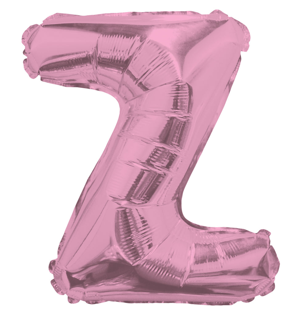 14" Airfill with Valve Only Letter Z Pink Balloon