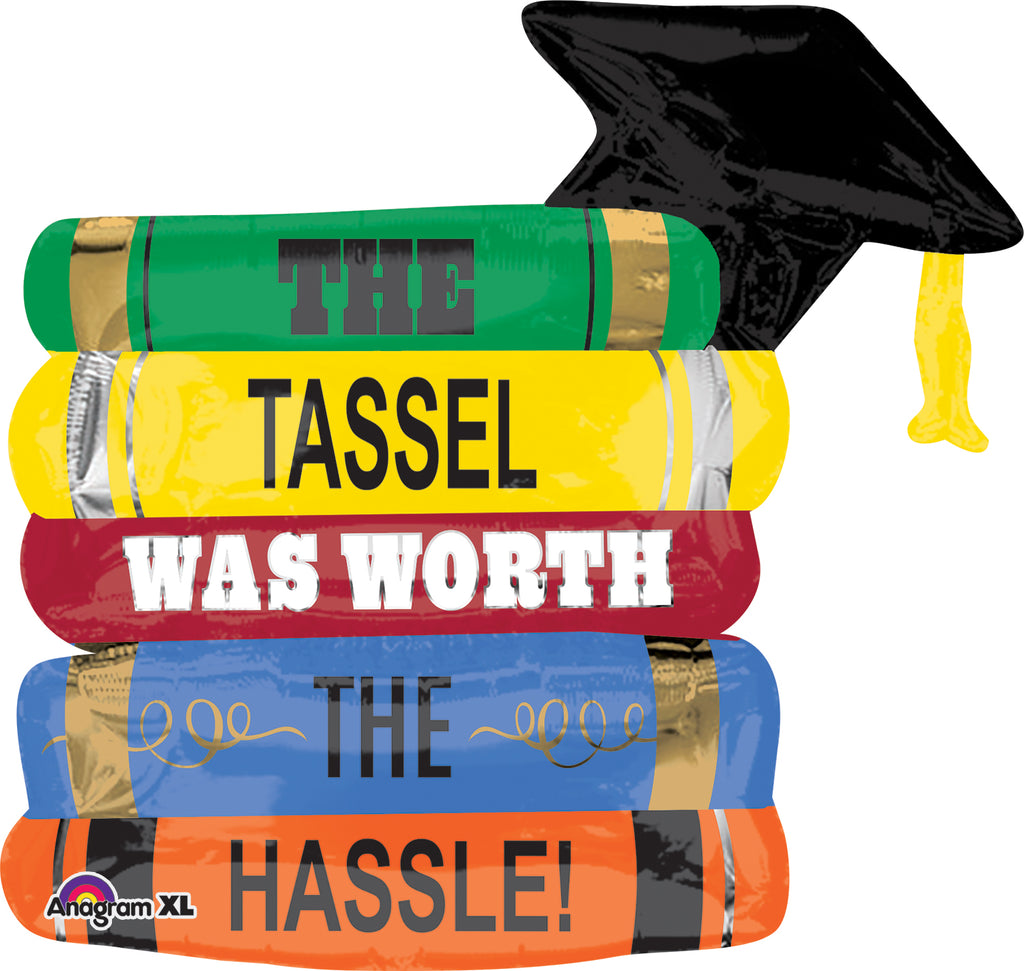 29" Jumbo SuperShape Grad Books Balloon