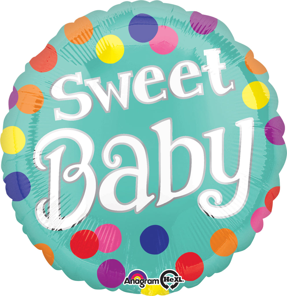 18" Sweet Baby Dots Balloon