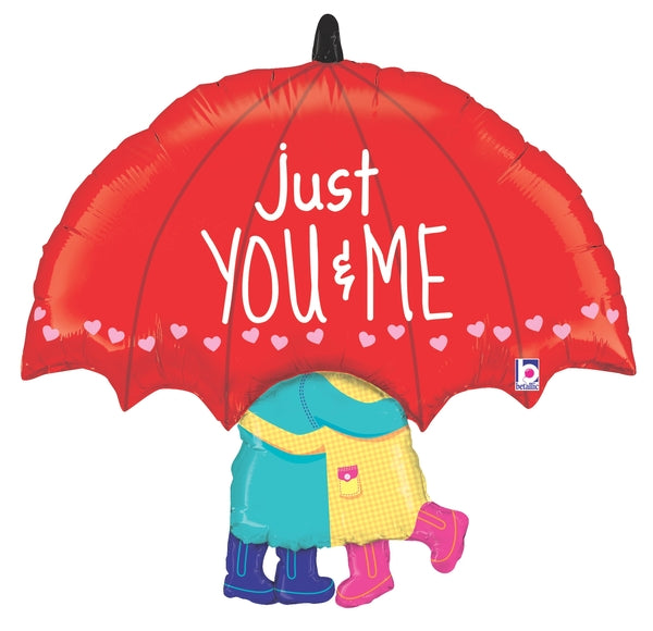 33" Foil Shape Balloon Packaged Just You & Me