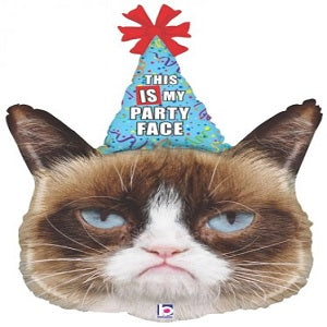 Grumpy Cat Party Face Balloon - 36