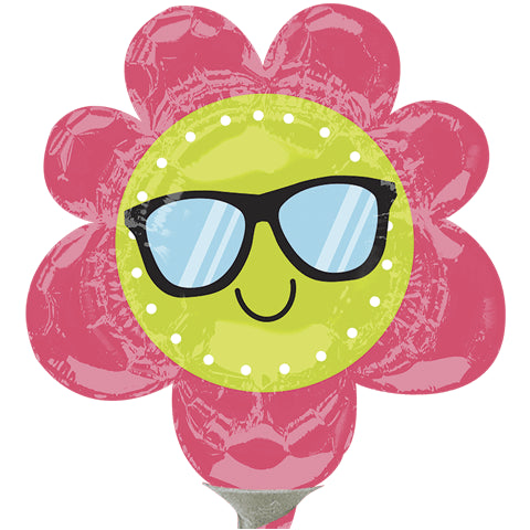 Airfill Only Mini Shape Fun in the Sun Flower Balloon