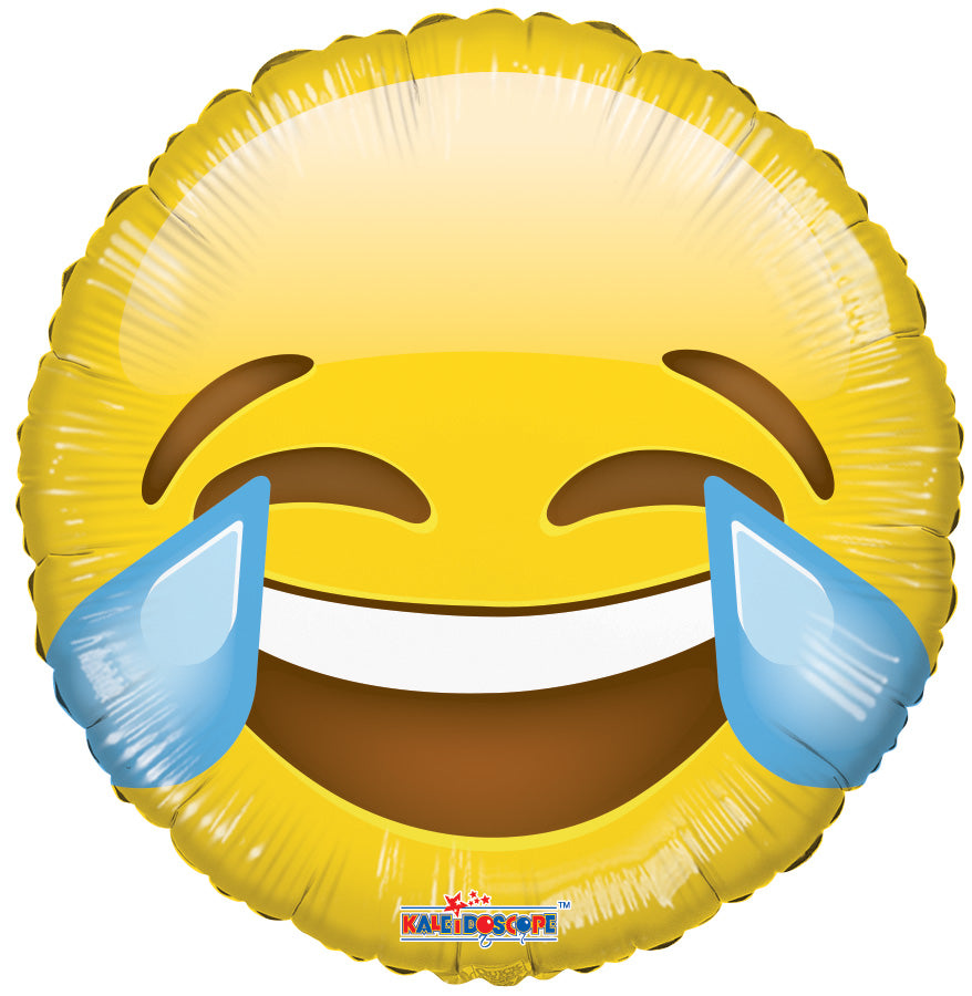 9" Airfill Only Emoji Laugh Balloon