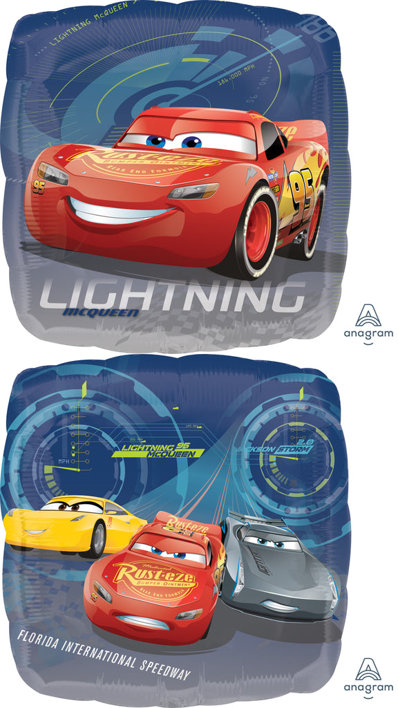 18" Cars Lightning Balloon