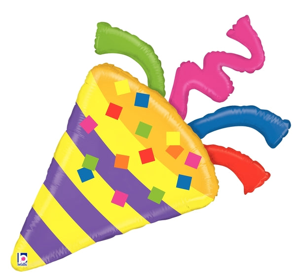 42" Foil Shape Balloon Emoji Emoticon Party Horn