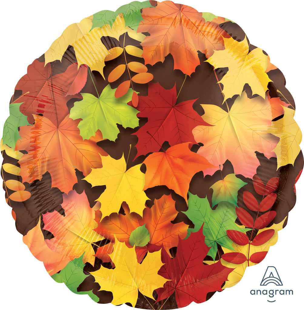 18" Colorful Leaves Balloon