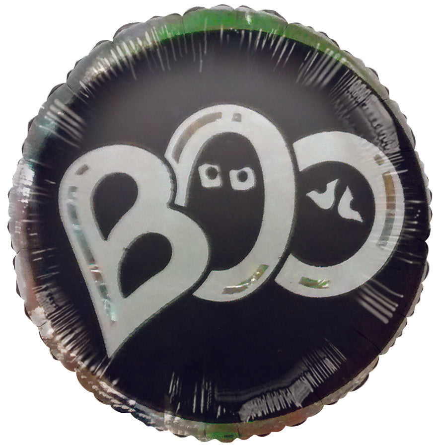 BOO! Halloween Themed Airfill-Only Mylar Balloon
