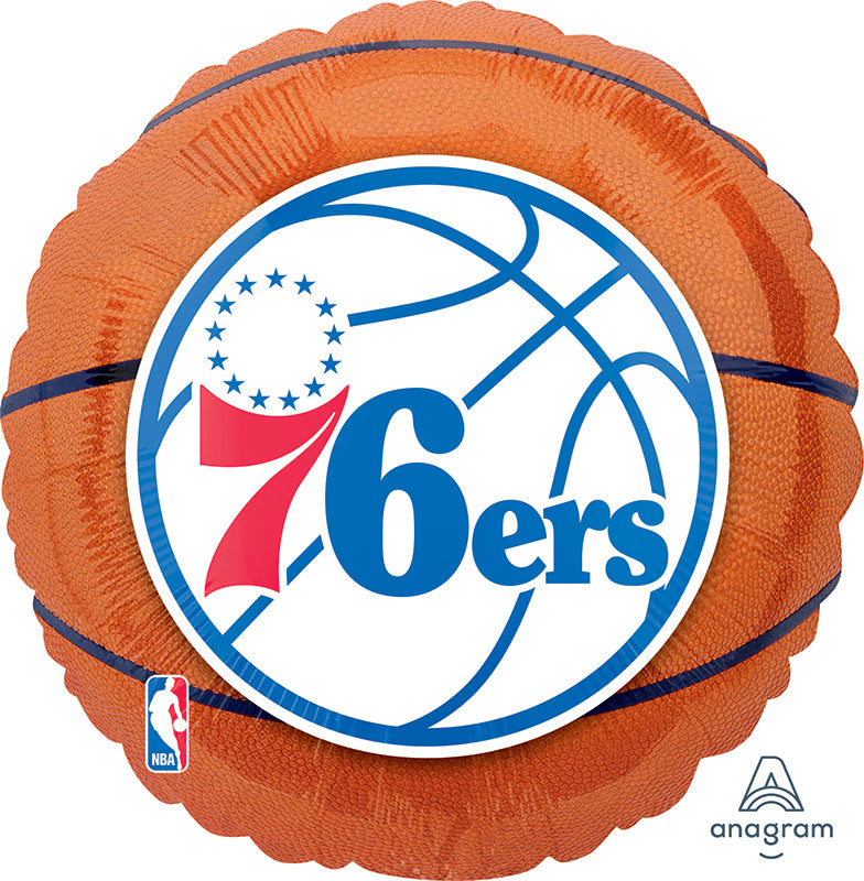 18" Philadelphia 76ers Balloon