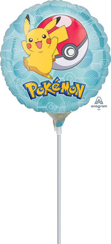 9" Airfill Only Pokemon Balloon
