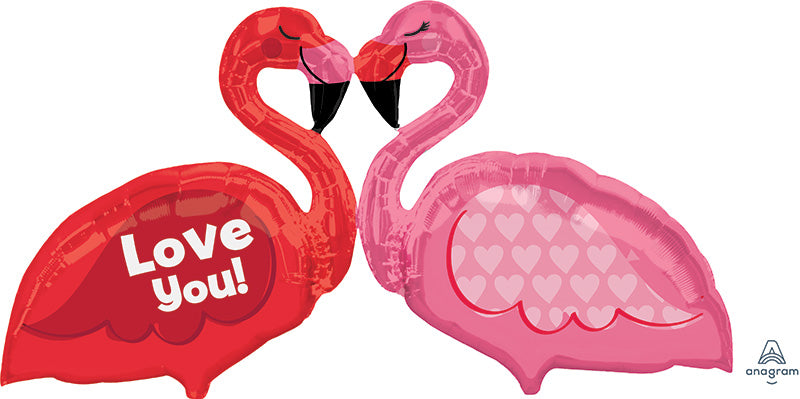 46" Love Flamingos Balloon
