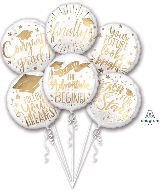 Grad Messages Bouquet Foil Balloon