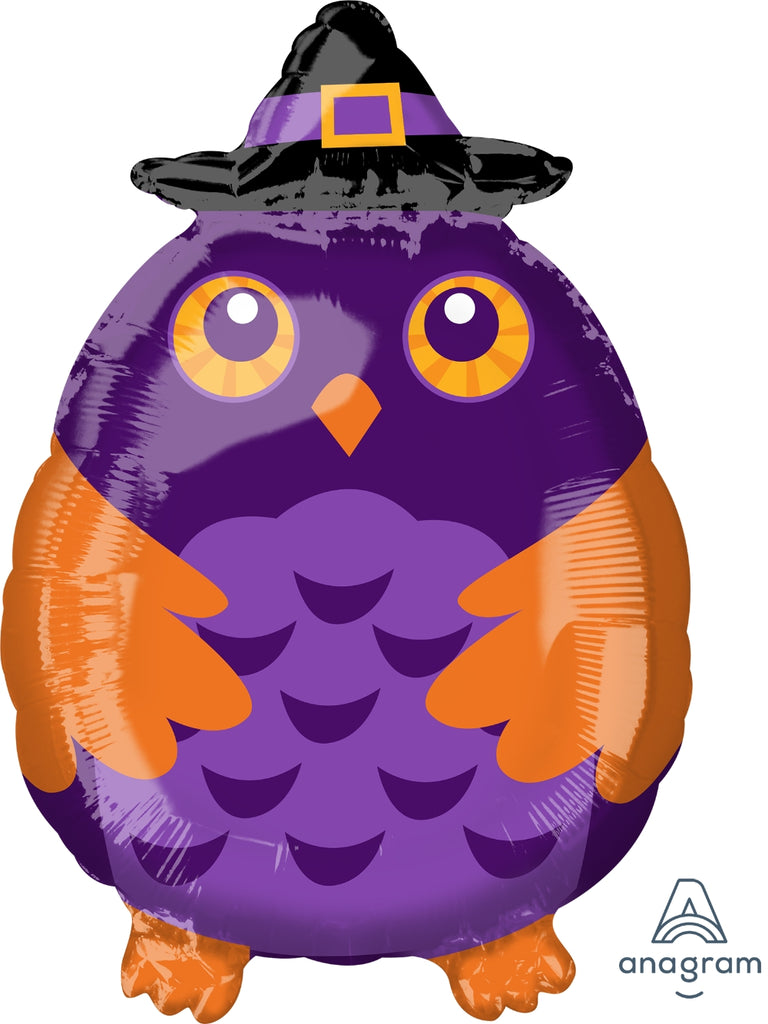 18" Witchy Owl Foil Balloon