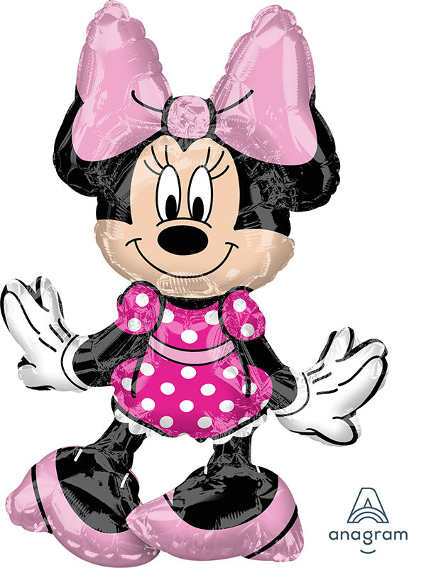 18" Airfill Only Sitting Minne Mouse Foil Balloon