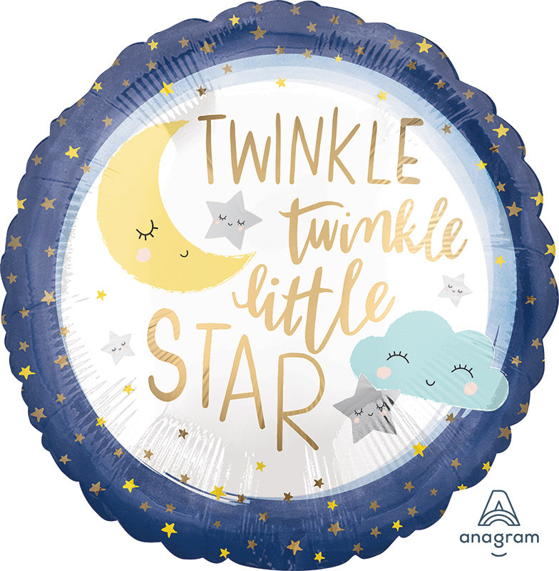 18" Twinkle Little Star Foil Balloon