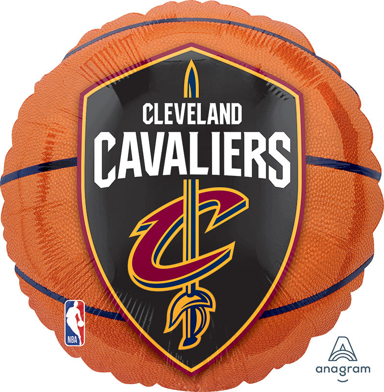18" Cleveland Cavaliers Basketball Foil Balloon