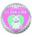 18" Es Una Nina Bear Girl Balloon (Spanish)
